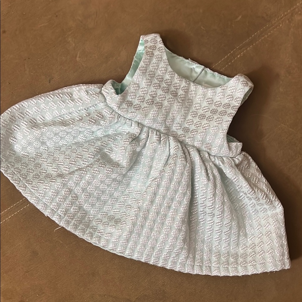 Mint Green Lined Dress 0-3 Mo